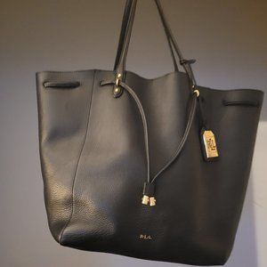 Black Ralph Lauren large shoulder bag
